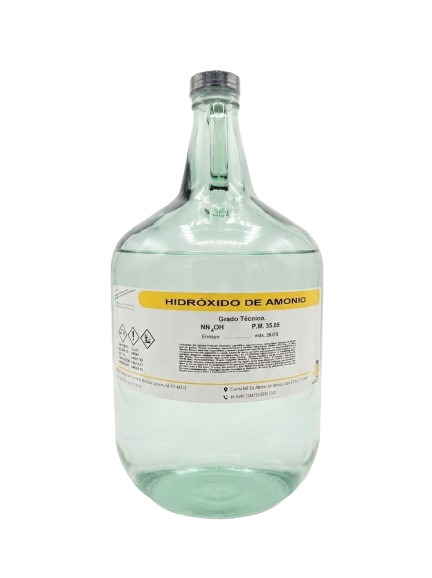 Hidróxido de Amonio, Grado Técnico concentración al 28 % . GOLDEN BELL (3.5 L)