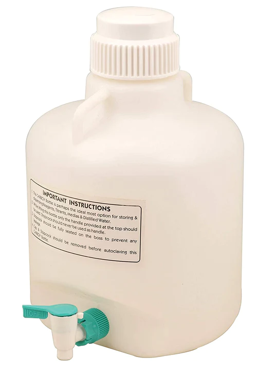 BIDON DE PLASTICO CON LLAVE 20LT  EISCO