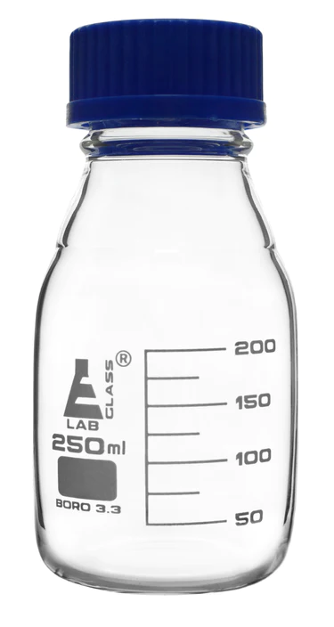 BOTELLA GRADUADA PARA MEDIOS GL45 250ML EISCO