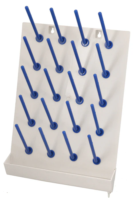ESCURRIDOR DE PLASTICO PARA 20 PZAS EISCO