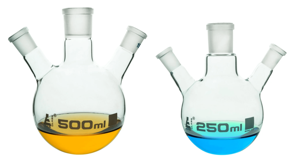 MATRAZ BOLA FONDO REDONDO 3 BOCAS 24/40 2000ML   EISCO