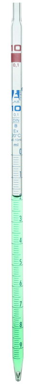 PIPETA SEROLOGICA GRADUADA CLASE "B" 10ML X 0.10   EISCO