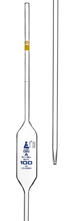 PIPETA VOLUMETRICA CLASE "A" 100ML   EISCO
