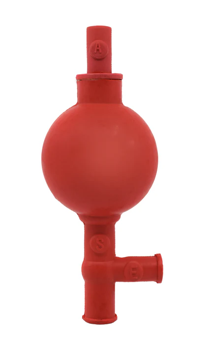 SUCCIONADOR DE PIPETA 3 VIAS ROJO   EISCO