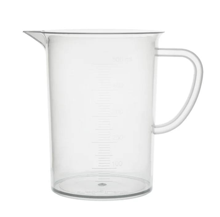 VASO GRADUADO POLIPROPILENO CON ASA FA 500ML   EISCO