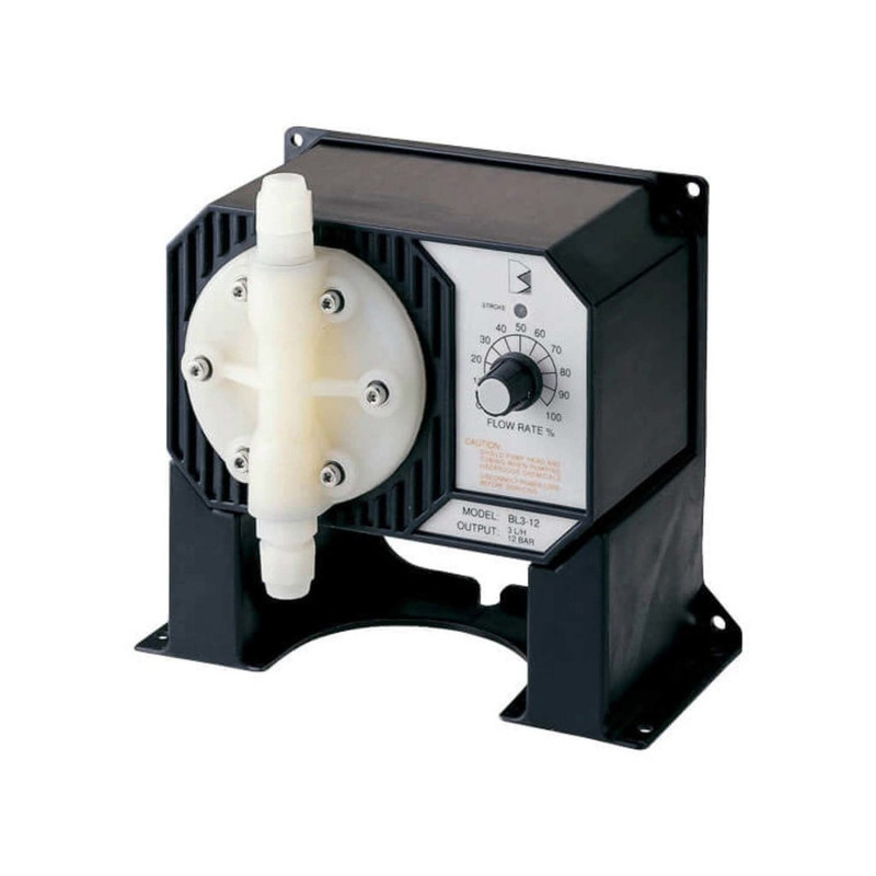 Bomba dosificadora BlackStone, 1.5 lph (0.4 gph) "13 bar (188.5 psi), 115V. HANNA