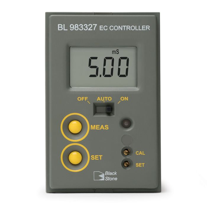 Minicontrolador de conductividad, 0.00 a 10.00 mS/cm, salida de 4-20 mA, 115 V/230 V. HANNA