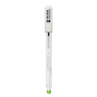 Electrodo de pH Foodcare de cuerpo de vidrio para cremas, salsas y jugos de fruta con conector BNC. HANNA