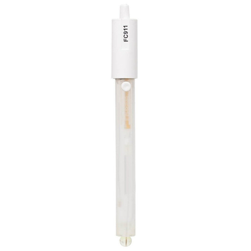 Electrodo Foodcare de pH con cuerpo de PVDF para cremas, salsas y jugos de fruta con conector BNC. HANNA