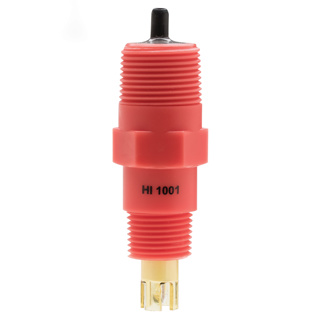 Electrodo de pH de proceso con cuerpo de PVDF, unión de PTFE, conector BNC y cable de 3 metros. HANNA