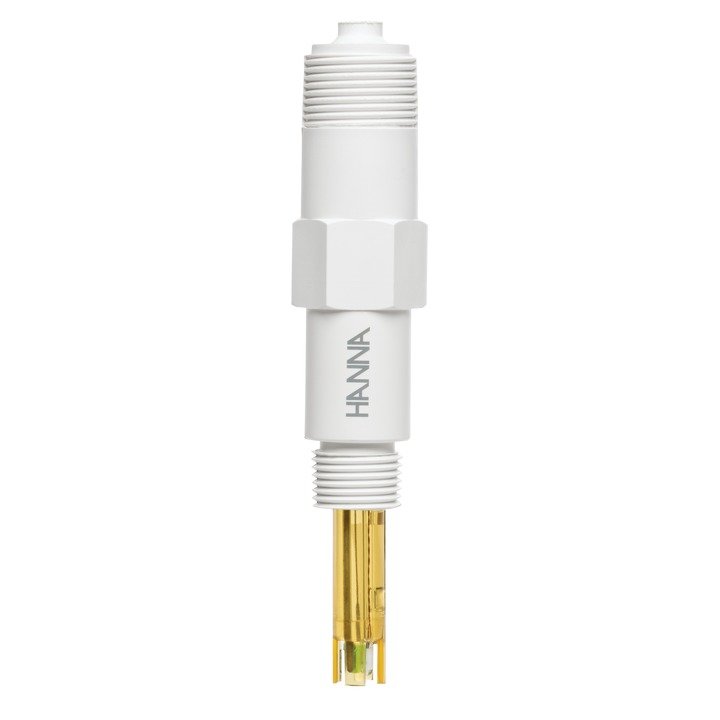 Electrodo GroLine de pH/temp. amplificado, con conector DIN rápido, para el controlador HI981412. HANNA
