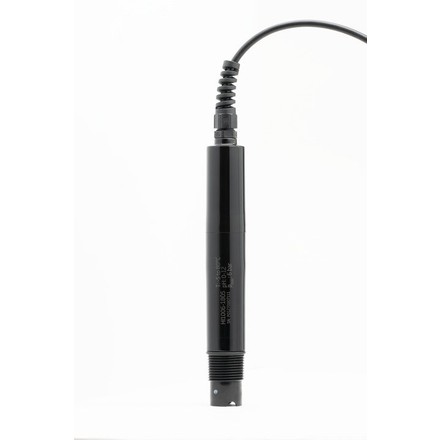 Electrodo de pH de proceso, punta plana, vidrio HF  (resiste fluoruro), unión de PTFE, 10m. de cable. HANNA