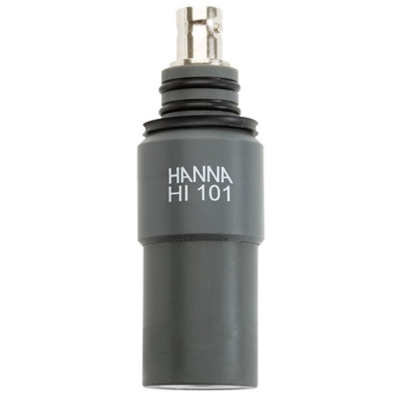 Electrodo de pH de inmersión con cuerpo dePVC y conector BNC. HANNA