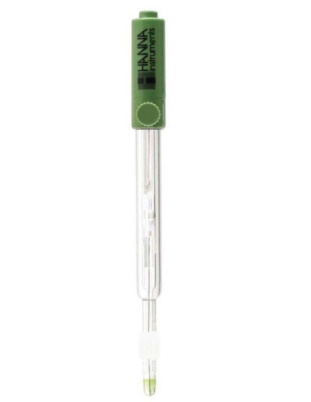 Electrodo de pH con unión de manga y resistencia química incrementada para titulaciones no acuosas. HANNA