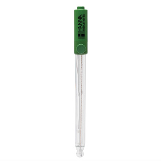 Electrodo de pH rellenable con cuerpo de vidrio y conector DIN rápido. HANNA
