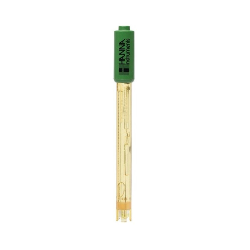 Electrodo de pH para usos generales, con sensor NTC, electrolito en gel y conector DIN. HANNA