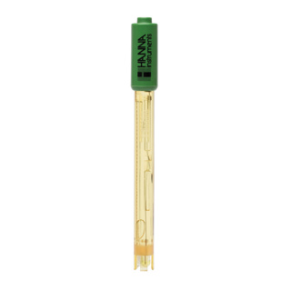 Electrodo de pH, electrolito de gel; para propósito general, con conector DIN. HANNA