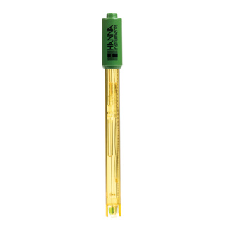 Electrodo de pH/temp., cuerpo de PEI, relleno de gel,con conectores BNC y RCA. HANNA