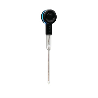 HALO - Electrodo de pH/Temperatura con cuerpo de vidrio, para matraces, con punta de 3 mm. HANNA