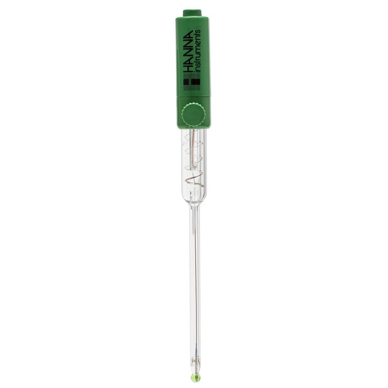 Electrodo de pH combinado, específico para viales y tubos de ensayo, conector BNC + PIN. HANNA