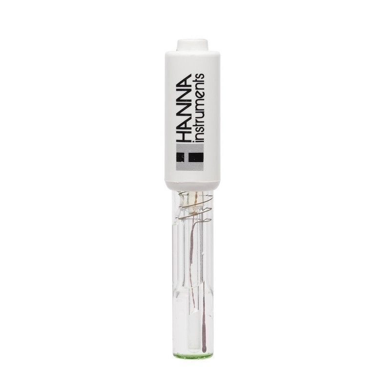 Electrodo de pH para piel & cuero cabelludo con punta plana y conector DIN rápido. HANNA