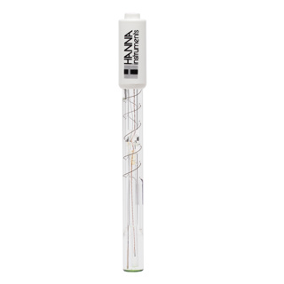 Electrodo de pH para piel & superficies con punta plana y conector DIN. HANNA