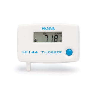 Registrador de temperatura T-Logger, soporte en pared, software HI92144, y soporte HI144002 (USB). HANNA