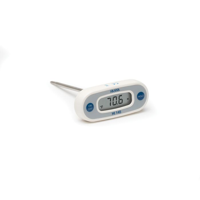 Termómetro de bolsillo HACCP en °F, con sonda de 125 mm. Intervalo: -58.0 a 428.0 °F. HANNA