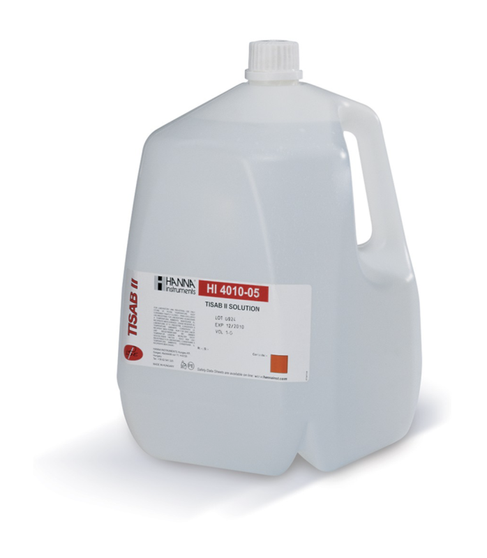 TISAB II para ISE de fluoruro (1 galón). HANNA
