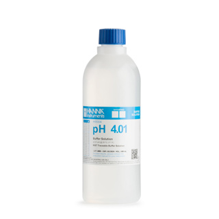 Solución técnica de calibración pH 4.01 " 25 °C, 500 mL. HANNA
