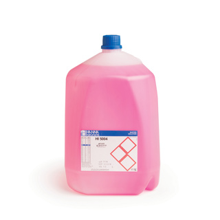 Solución de calibración técnica de pH 4.01 " 25 °C color rojo, (2) 1 Gal. (3.78 L). HANNA