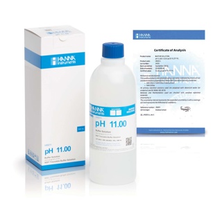 Solución técnica de calibración pH 11.00 " 25 °C, 500 mL. HANNA