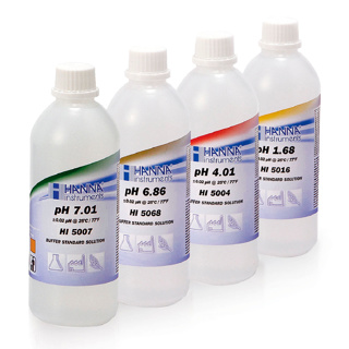 Solución de calibración técnica pH 6.86 " 25 °C, 500 mL. HANNA