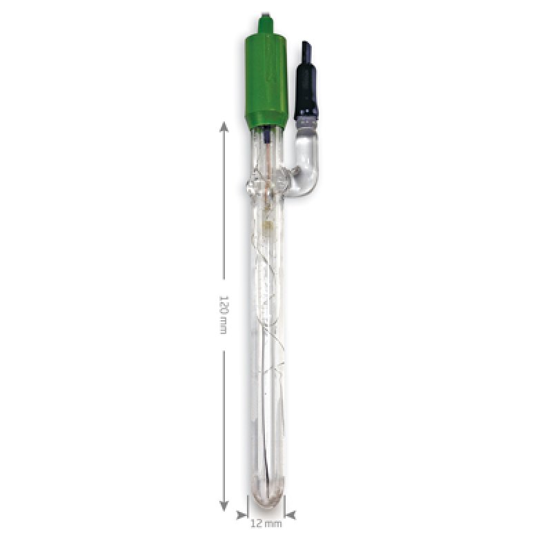 Electrodo de referencia de calomel para mediciones con relleno remoto, conector banana 4mm. HANNA