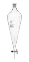 EMBUDO DE SEPARACION GRADUADO LLAVE PTFE 10000ML   EISCO