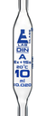 PIPETA VOLUMETRICA CLASE "A" 10ML   EISCO