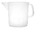 VASO GRADUADO POLIPROPILENO CON ASA FB 3LT   EISCO