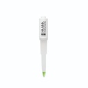 Electrodo de pH; Uso en leche, yogur, lácteos y alimentos semisólidos, conector BNC, cable de 1 m.. HANNA