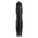 Electrodo pH industrial, punta plana, unión PTFE, vidrio de alta temp, conector BNC, cable 5 m. HANNA