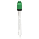 Electrodo de pH combinado con cuerpo de vidrio, doble unión, conector tipo-T. HANNA