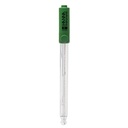 Electrodo de pH rellenable con cuerpo de vidrio y conector DIN rápido. HANNA