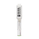 Electrodo de pH para piel & cuero cabelludo con punta plana y conector DIN rápido. HANNA