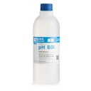 Solución técnica de calibración pH 8.00 " 25 °C, 500 mL. HANNA