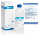 Solución de calibración técnica pH 7.41 " 25 °C, 500 mL. HANNA